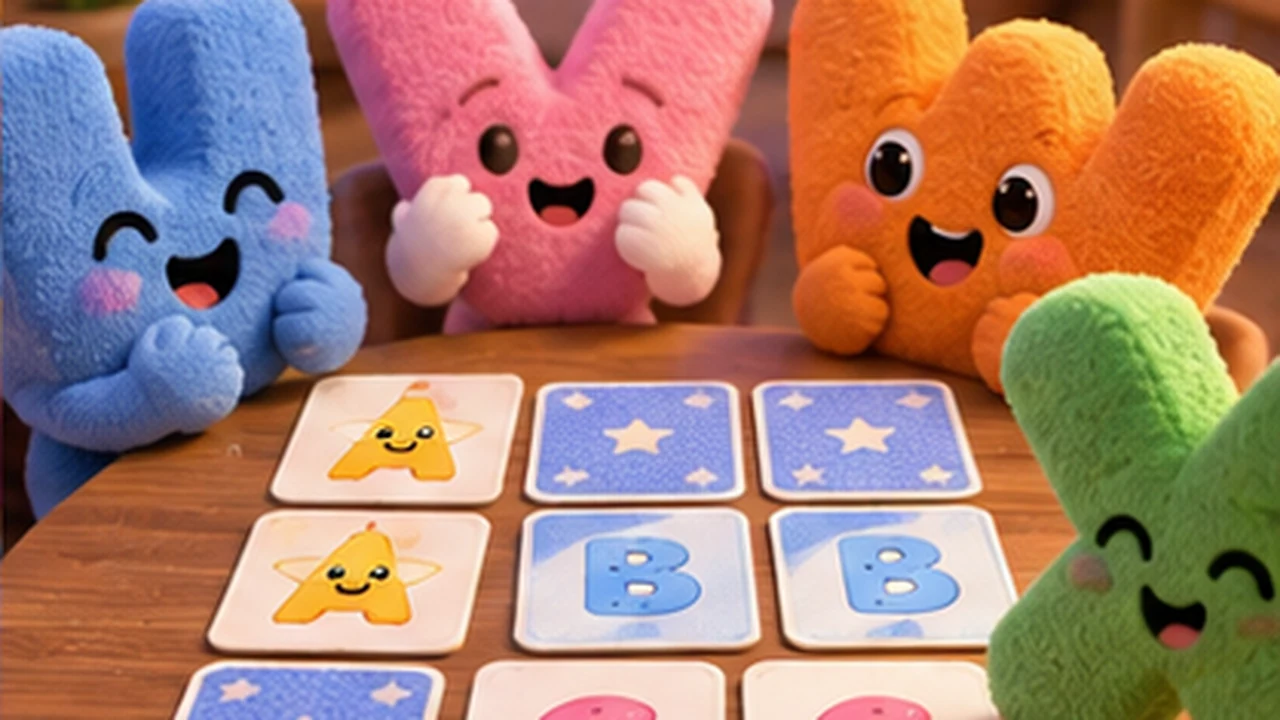 Alphabet Memory browser game preview