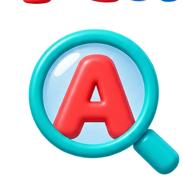Letter recognition magnifier