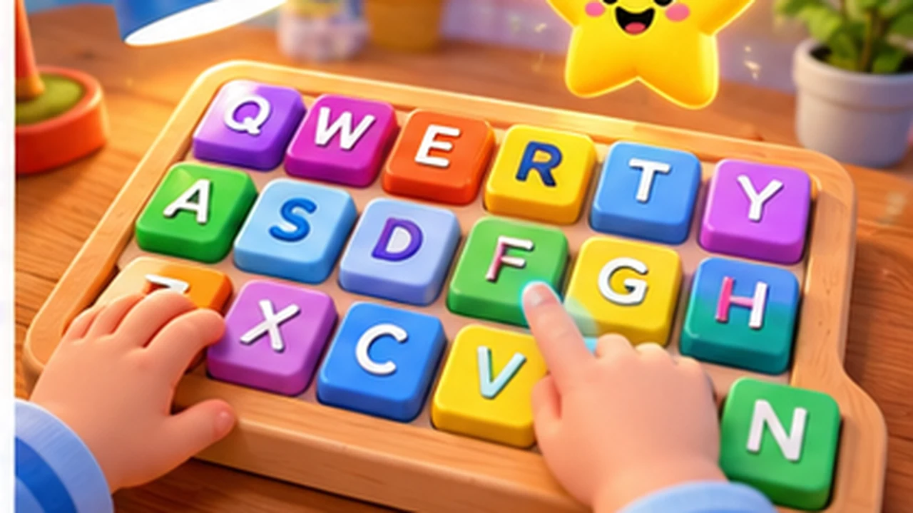 Keyboard Letter Hunt browser game preview