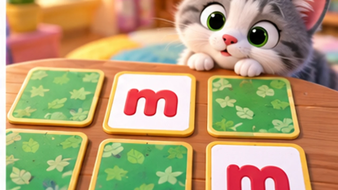 Lowercase Memory Match browser game preview