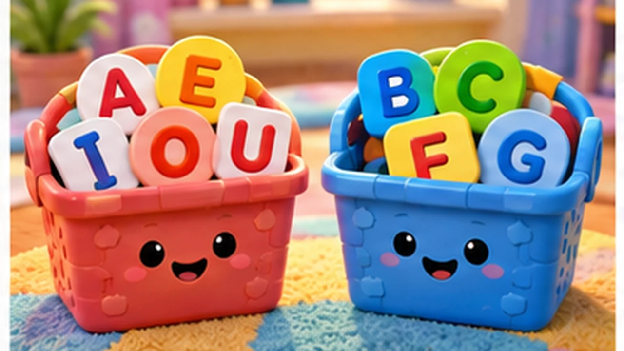 Vowel or Consonant Sort browser game preview